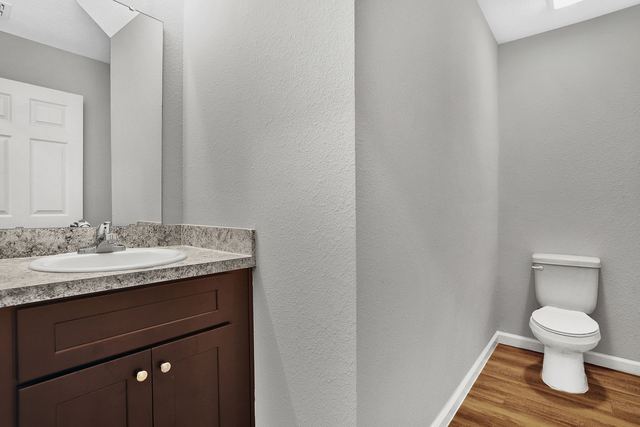 First-floor half bath